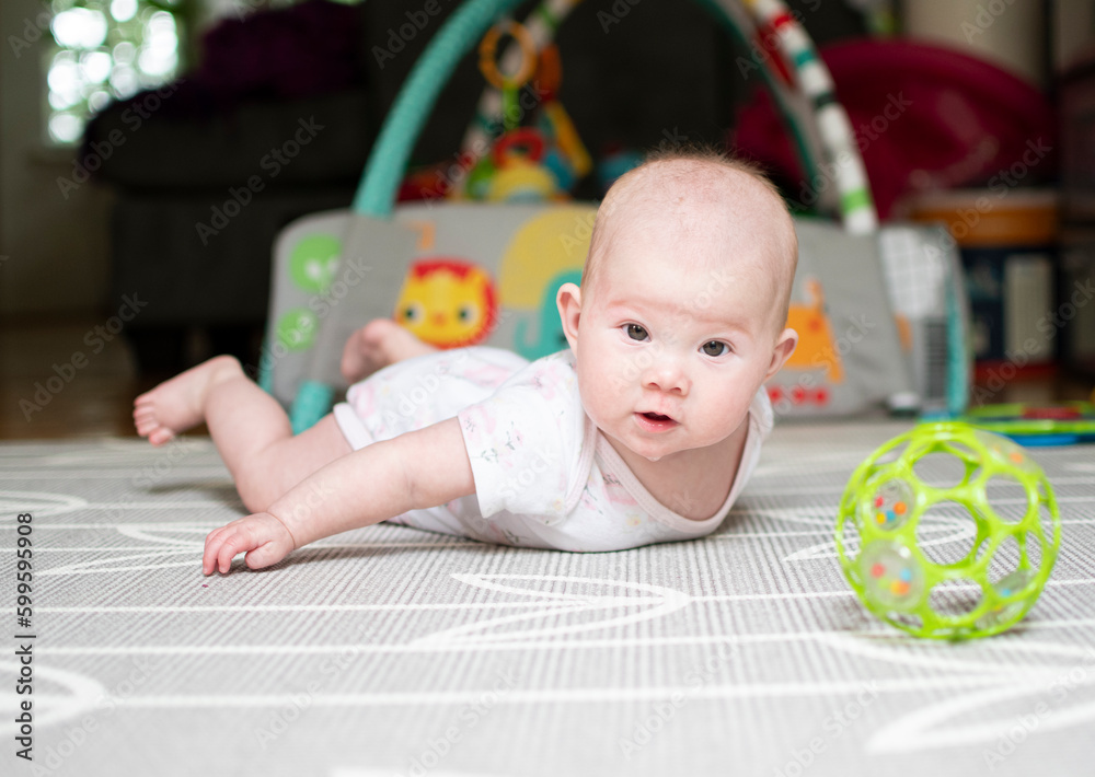 Baby girl activity mat sales