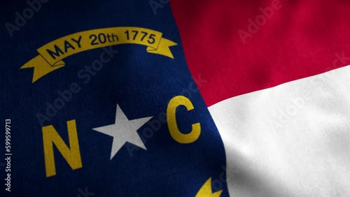 North Carolina Looped Flag