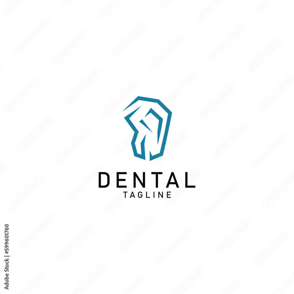 Dental logo design icon vector Dental logo design icon vector