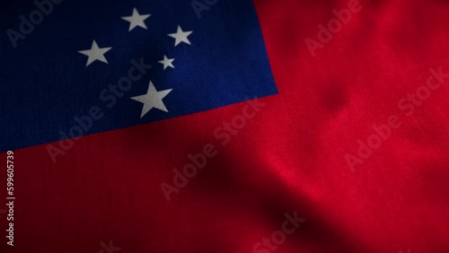 Samoa Looped Flag