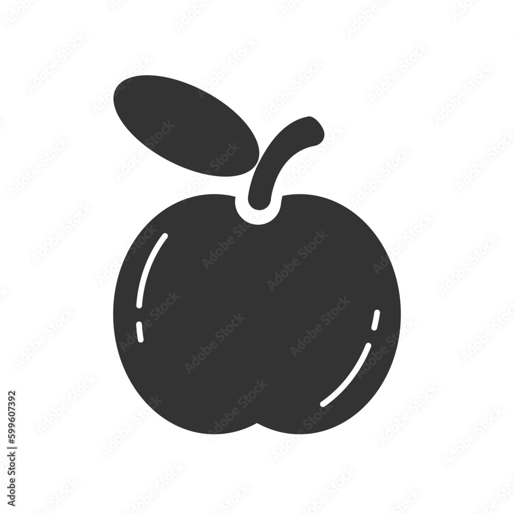 Obraz premium apple fruit icon illustration
