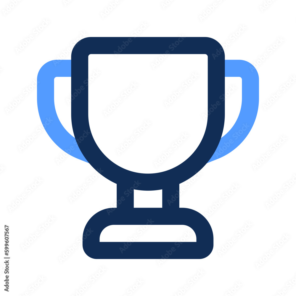 trophy outline color icon trophy outline color icon