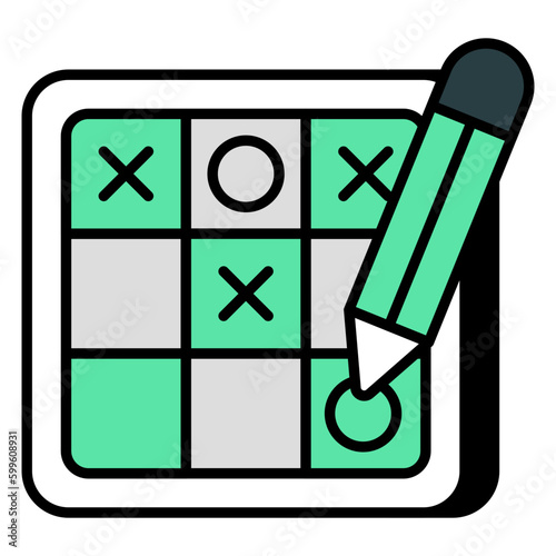 Premium download icon of tic tac toe 