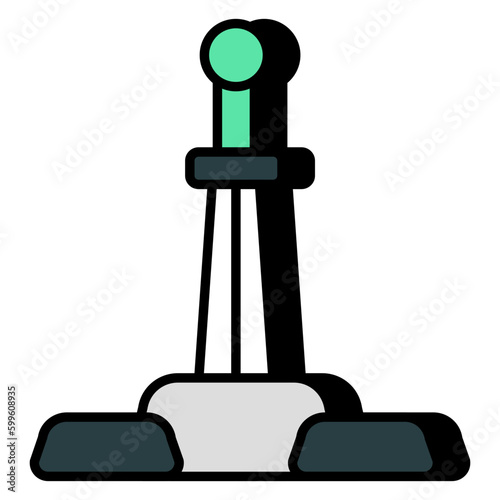 A flat design, icon of sword
