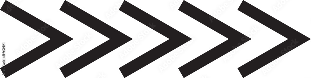 Repeated Right Arrows Repeated Right Arrows