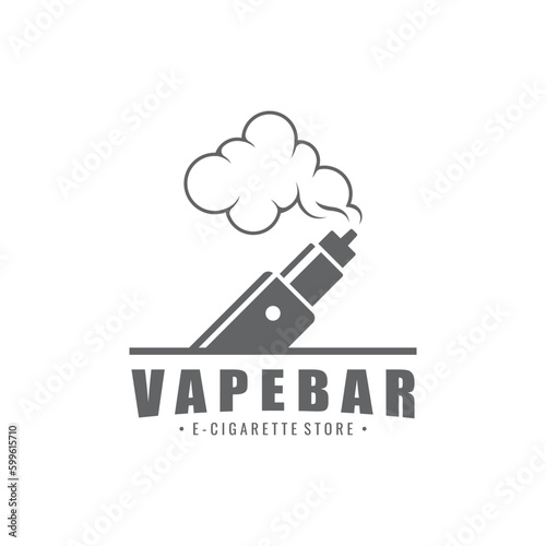 Vape or E-Cigarette Logo Template