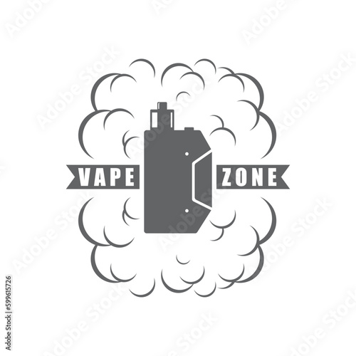 Vape or E-Cigarette Logo Template