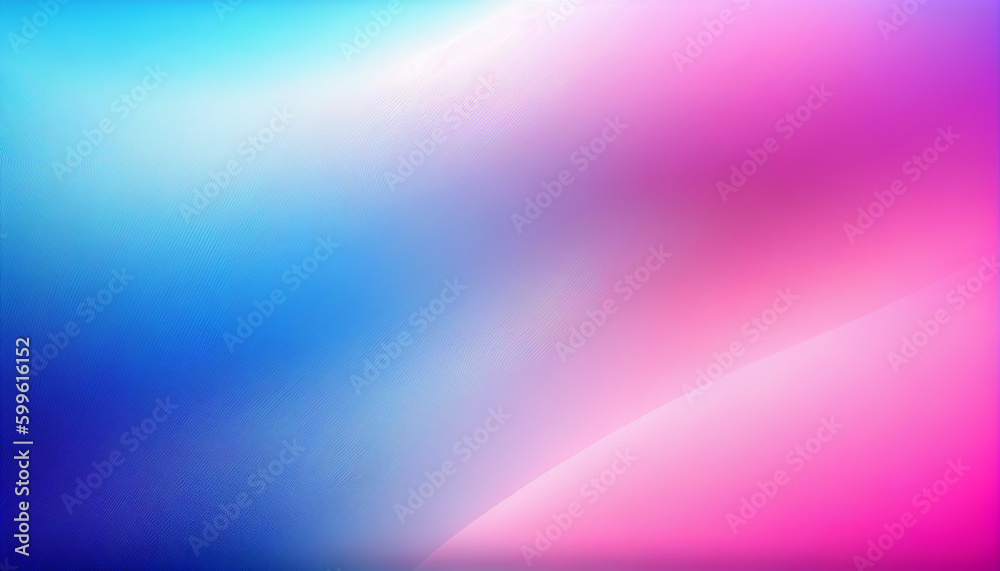 Abstract colorful background with rays, pink blue gradient blur abstract background, Generative AI 