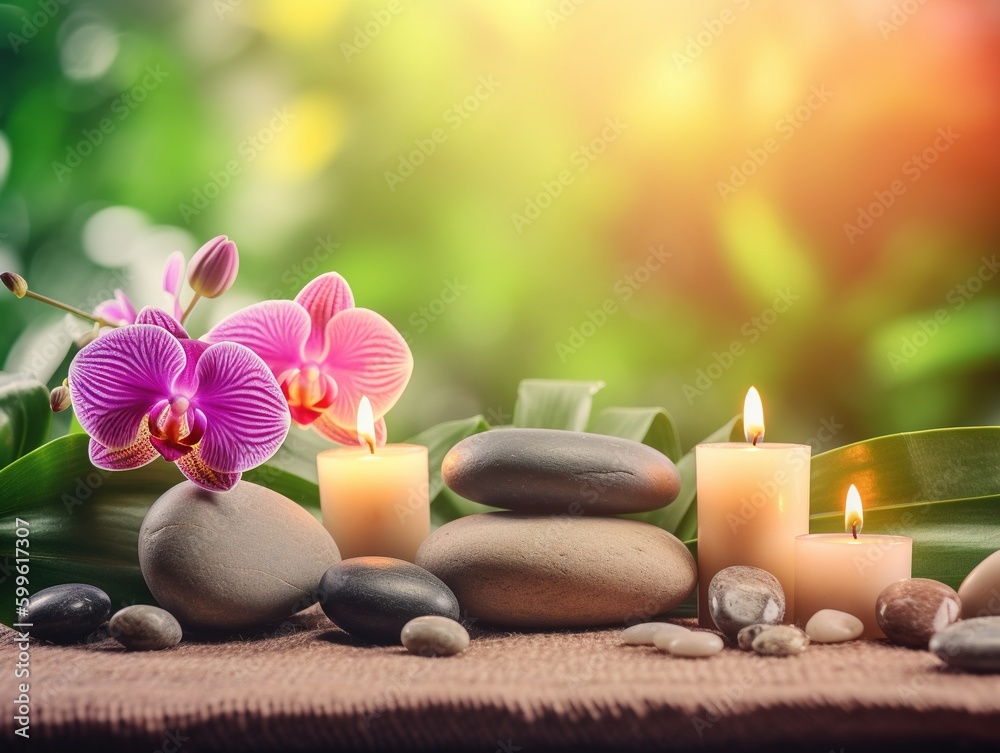 spa still life. Generative AI spa still life. Generative AI