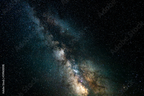 Colorful Milky Way for sky replacement layer