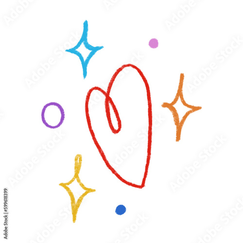 Colorful Doodle Decoration