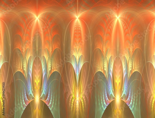 Imaginatory fractal abstract background Image