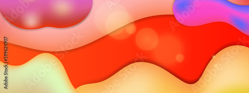 Vector modern colorful colourful abstract background with fluid shapes