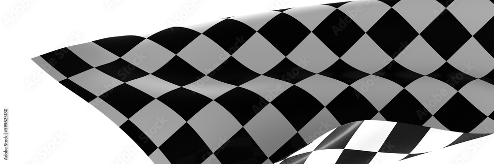 Naklejka premium Checkered flag, race flag background