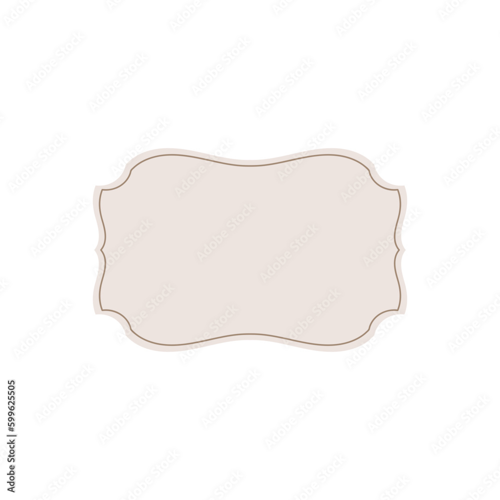 Label Frame Illustration Label Frame Illustration