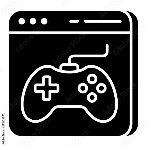 A solid design, icon of game over