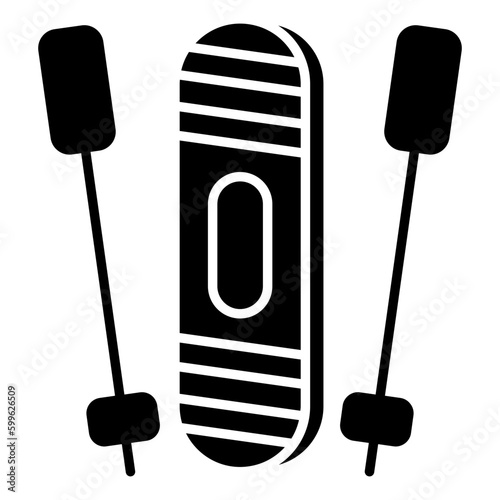 An icon design of ski accessory 