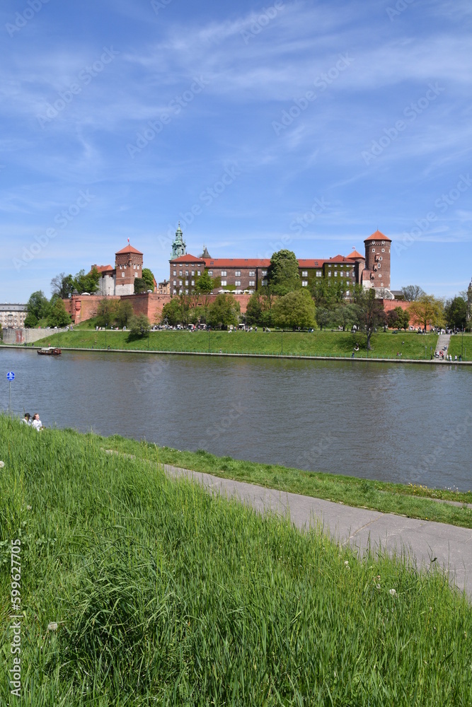 Zamek Królewski na Wawelu, Kraków, miasto turystyczne Zamek Królewski na Wawelu, Kraków, miasto turystyczne