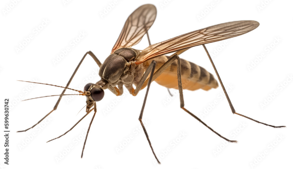 mosquito isolated on transparent background cutout image mosquito isolated on transparent background cutout image
