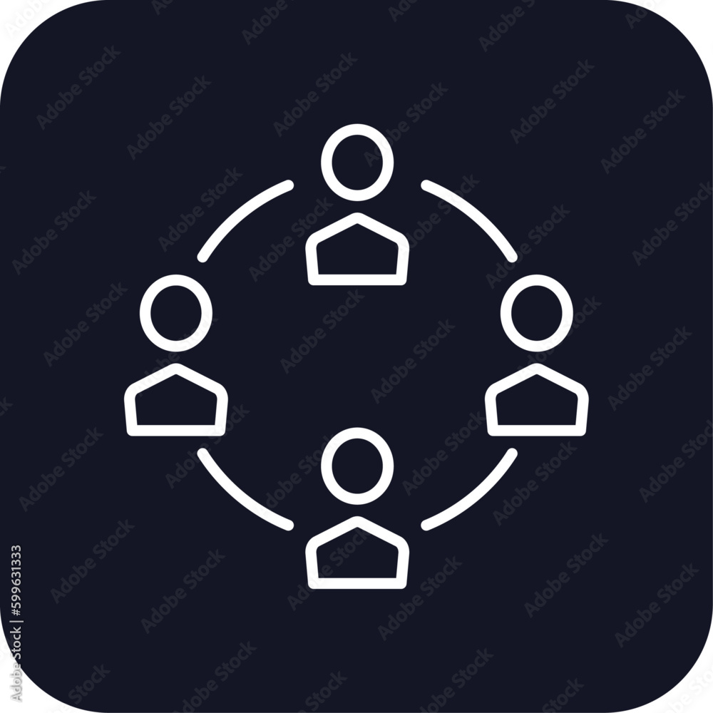 Collaboration teamwork icon with black filled line outline style. symbol, management, set, sign, leader, cooperation, work. Vector Illustration Collaboration teamwork icon with black filled line outline style. symbol, management, set, sign, leader, cooperation, work. Vector Illustration