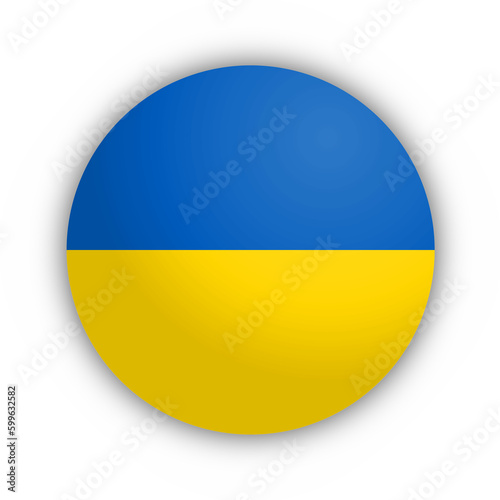 Flaga Ukrainy Przycisk