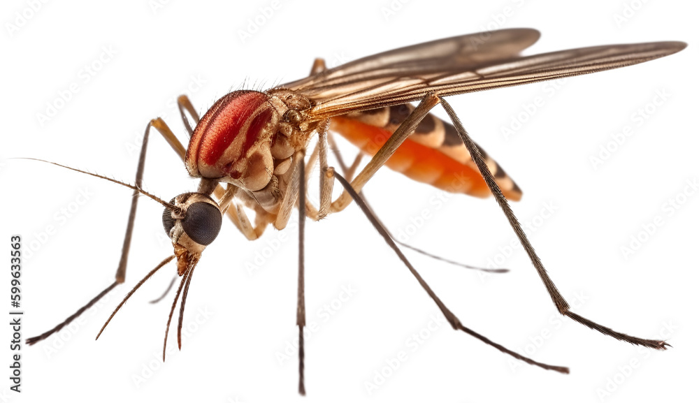 mosquito isolated on transparent background cutout image mosquito isolated on transparent background cutout image