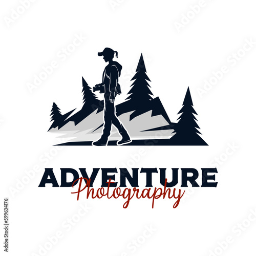 Adventure Photography Logo design vector inspiration