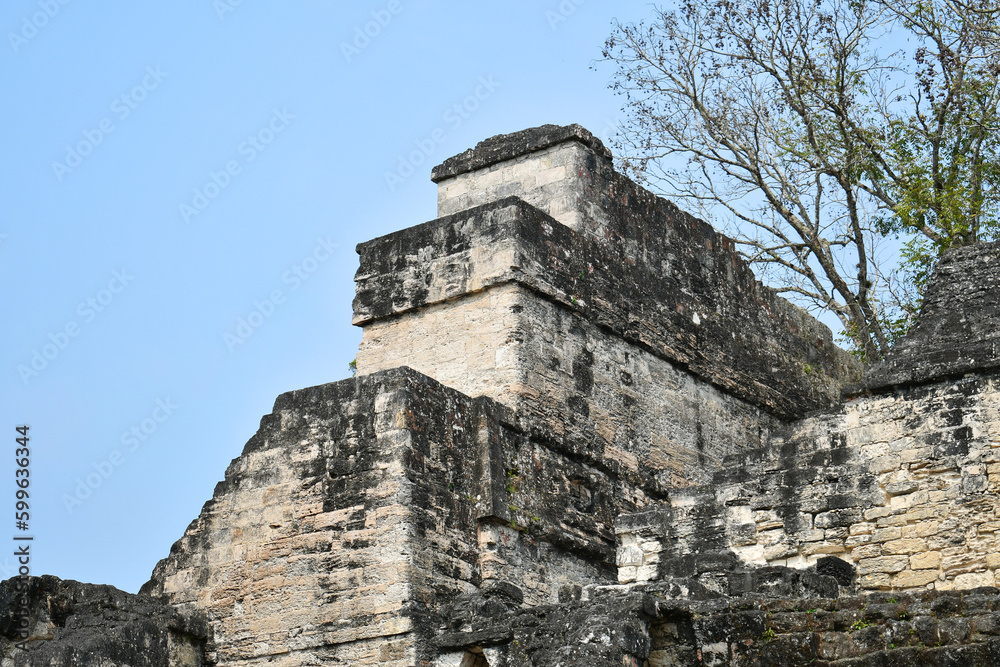 Tikal, Guatemala. Construcción hecha hace miles de años por la civilización Maya.