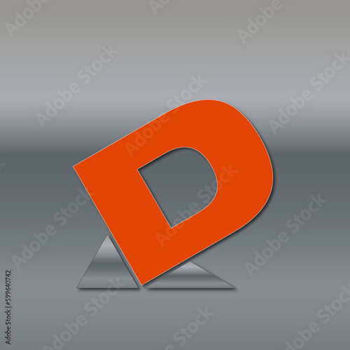Stütze Buchstabe D