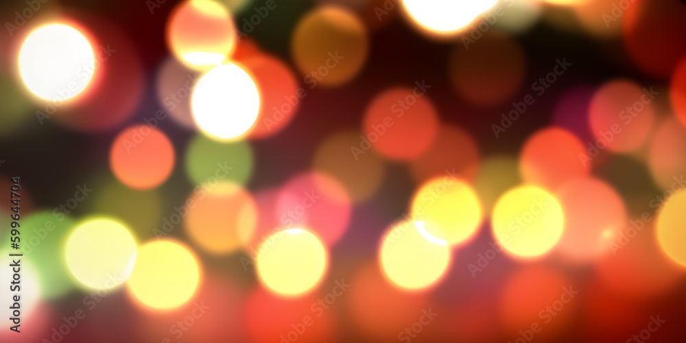 Obraz premium bokeh glowing blurry background wallpaper, Generative AI