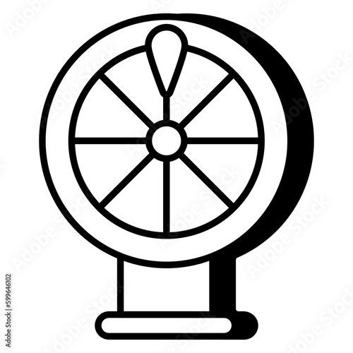 Premium download icon of fortune wheel 