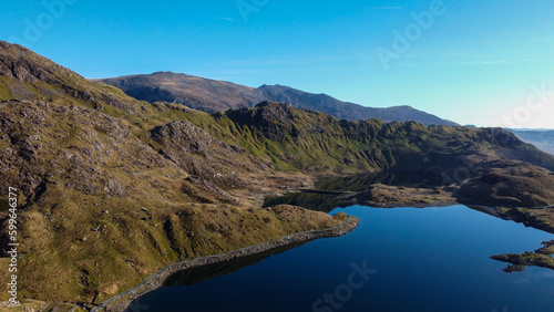 Snowdon in National Park Snowdonia in Wales