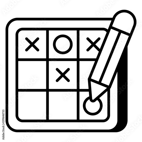 Premium download icon of tic tac toe 