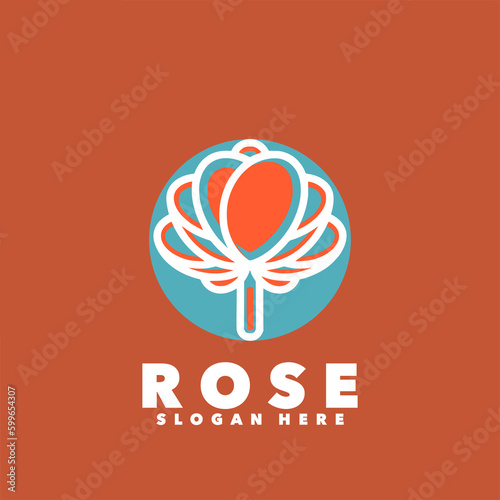 Rose luxury logo