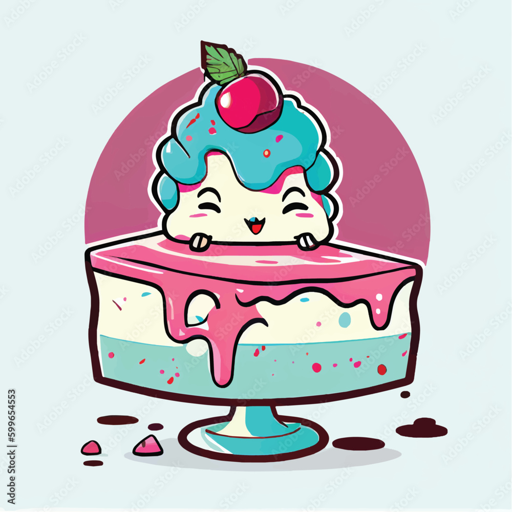 cute Ice cream cake food character, cartoon, children book style, artistic, theme print design, for t-shirt print and case, Illustrator
cute Ice cream cake food character, cartoon, children book style, artistic, theme print design, for t-shirt print and case, Illustrator