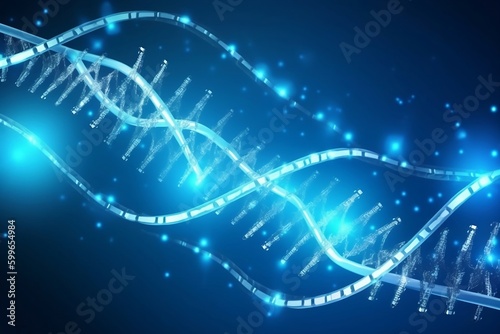 dna background. Medicine concept. Generative AI.