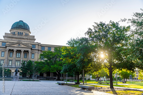 Texas A&M University is a public land-grant research university in College Station, Texas. It was founded in 1876, USA photo