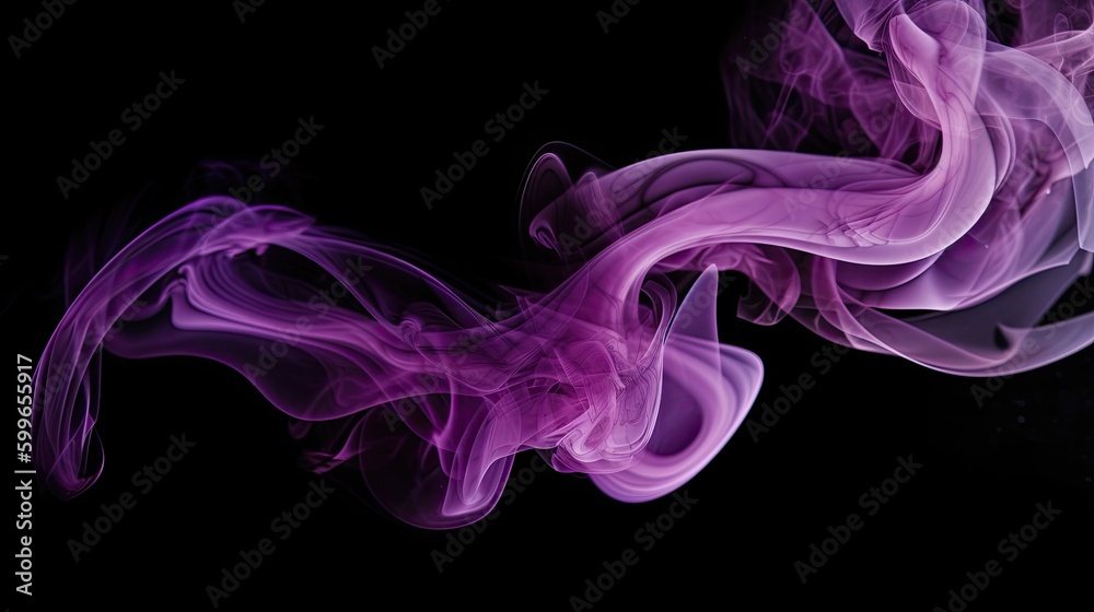 Abstract smoke of solid black background. For presentation. Generative AI, Abstract smoke of solid black background. For presentation. Generative AI,