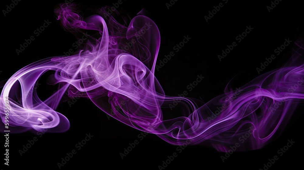 Abstract smoke of solid black background. For presentation. Generative AI, Abstract smoke of solid black background. For presentation. Generative AI,