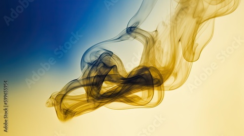 Abstract smoke of colorful background. For presentation. Generative AI, 
