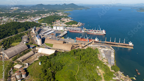 Aerial images of SCPAR port of São Francisco do Sul