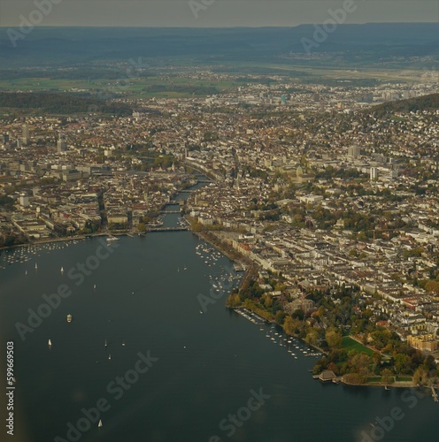 Luftbild Zürich © Martin