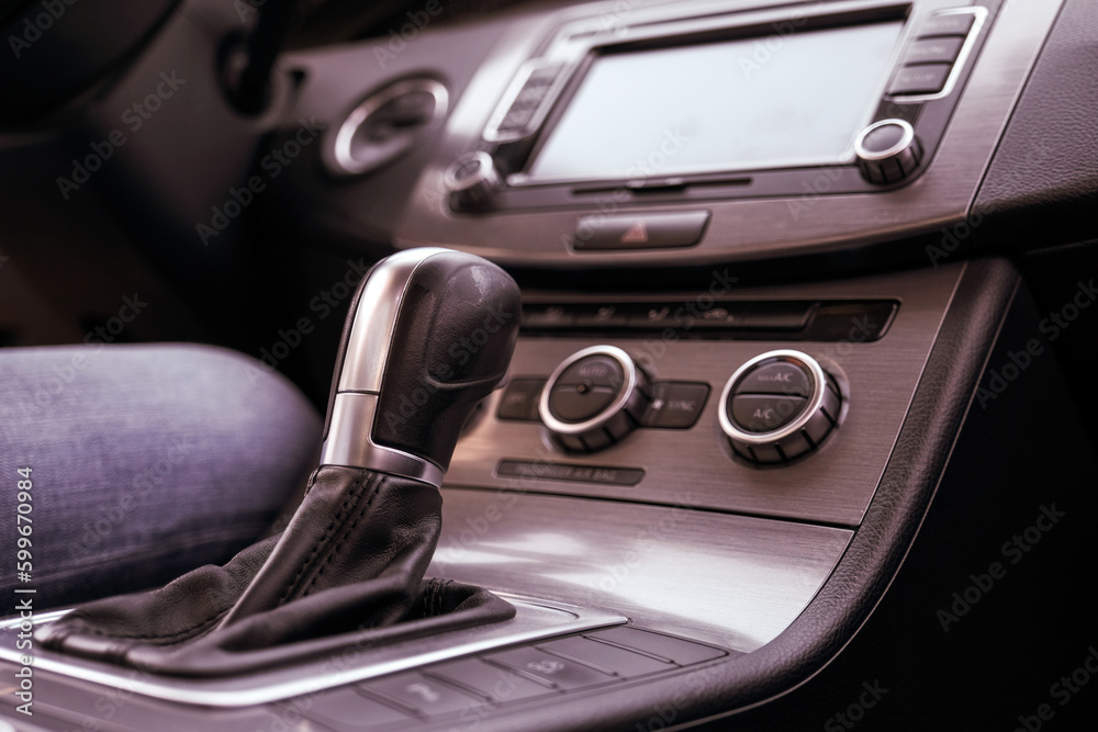 Fototapeta premium Special Automobile Automatic Gear Lever