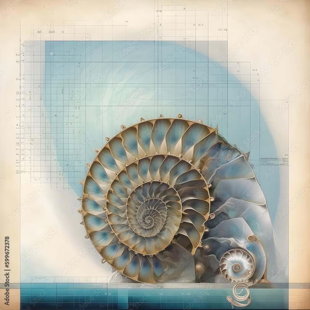 Obraz premium background with spiral