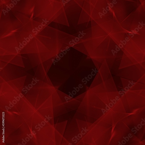 pattern made of red shapes on black background