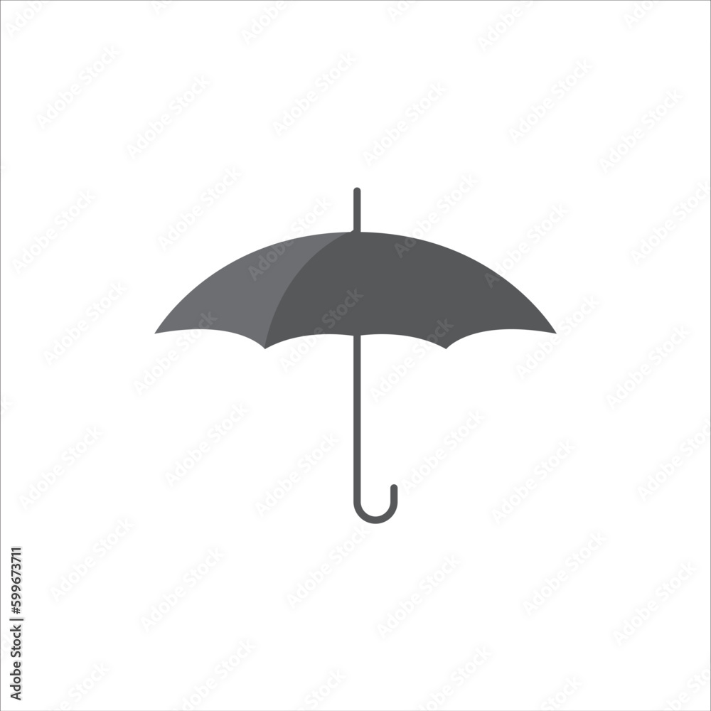 White background, open black umbrella.
Fashion Design, Vectors for t-shirts and endless applications.