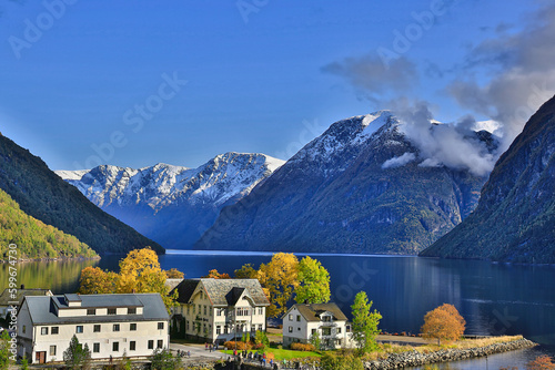 Hellesylt Town on the Fjord