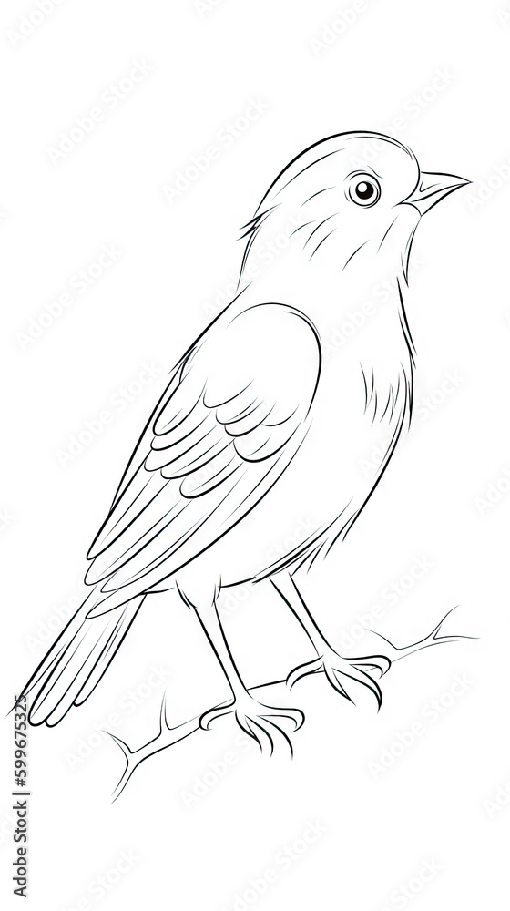 Fototapeta premium Animal Coloring Page