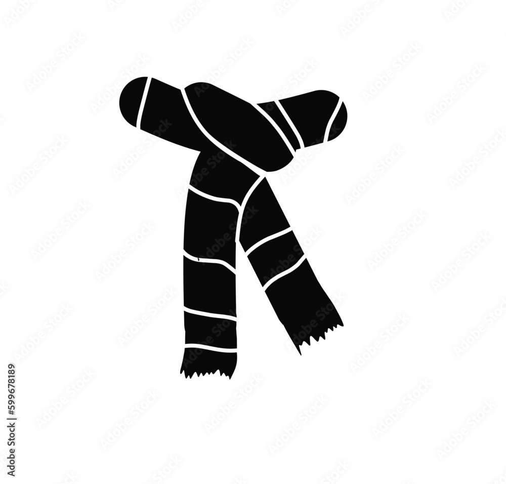 Scarf for witch icon,vector illustration Scarf for witch icon,vector illustration