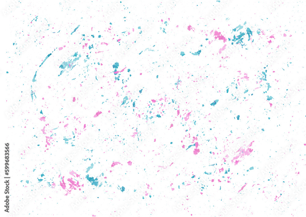 paint splashes on transparent background, extracted, png file